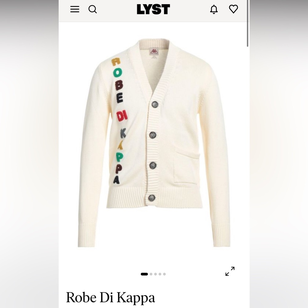 Robe di Kappa - SIZE SMALL 100% Cotton Cardigan